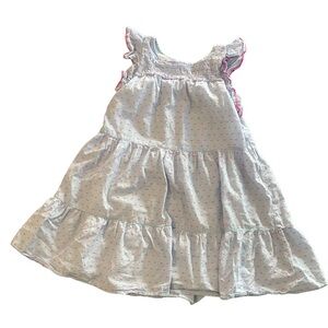 Crown & Ivy Kids Light Blue Dress with Pink Details